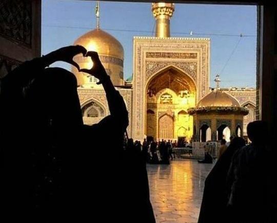 عکس پروفایل با حجاب در حرم امام رضا