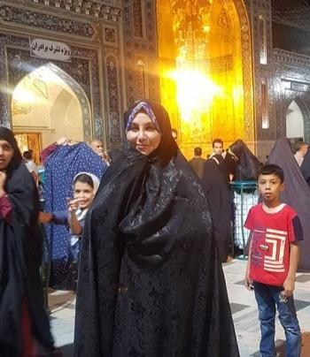 عکس پروفایل با حجاب در حرم امام رضا