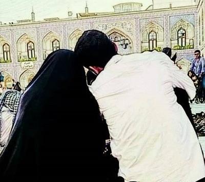 عکس پروفایل با حجاب دونفره رفیق