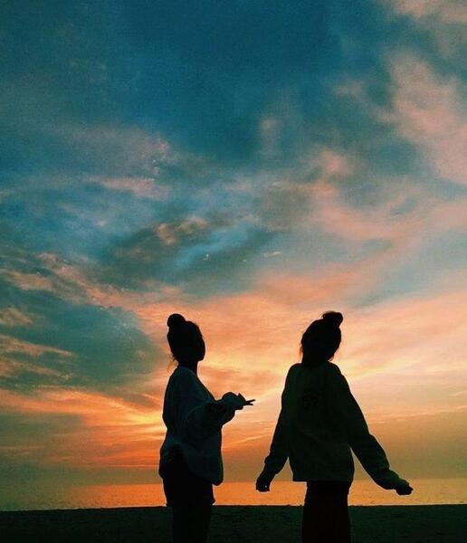 عکس پروفایل با حجاب دونفره رفیق
