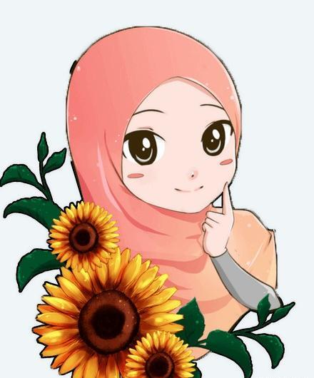 پروفایل دخترونه عکس کارتونی دختر با حجاب