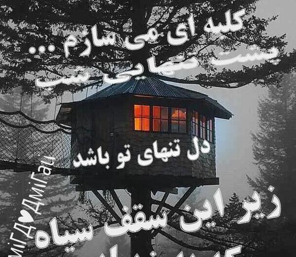 عکس پروفایل کلبه ی تنهایی