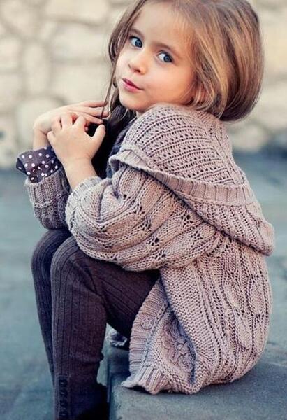 عکس دختر بچه برای پروفایل طبیعی