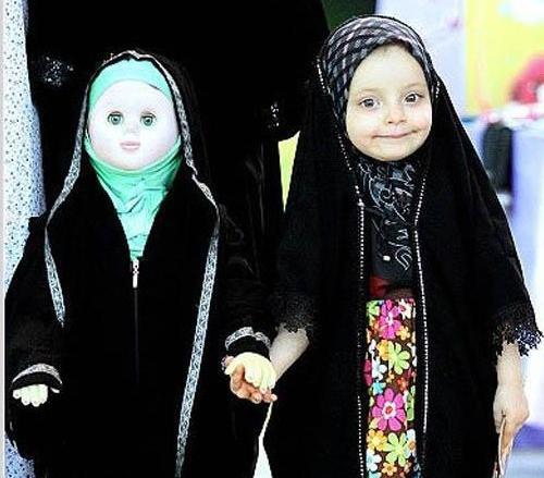 عکس پروفایل دختر بچه چادری