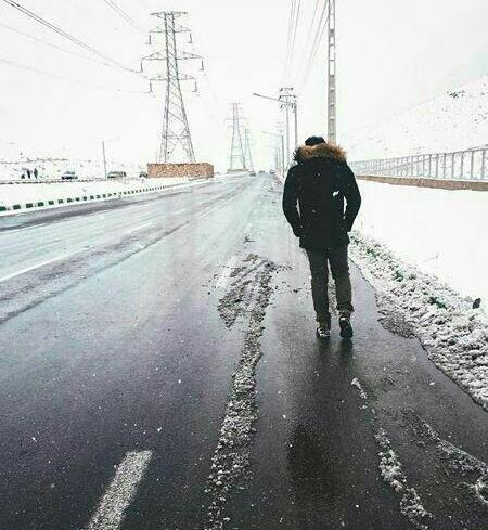 عکس پروفایل زمستانی لاکچری پسرانه