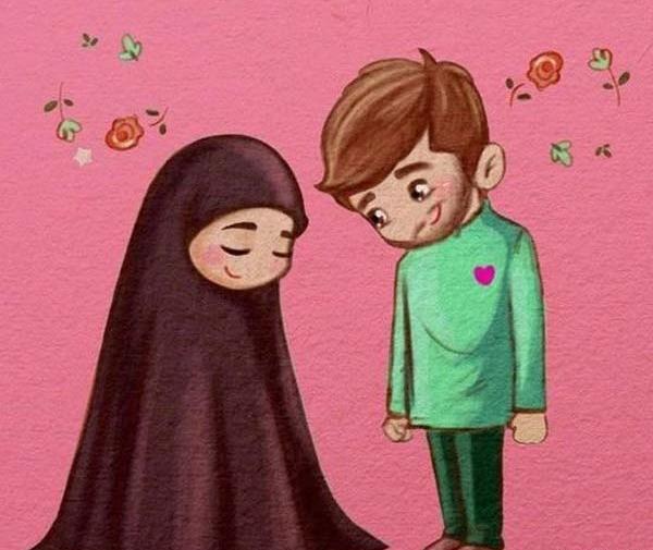 عکس پروفایل باحجاب دونفره
