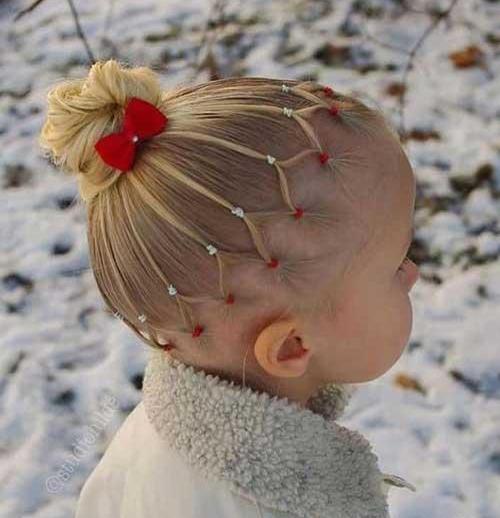 عکس مدل مو ساده بچه گانه