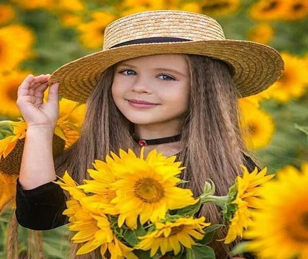 ژست عکس با کودک