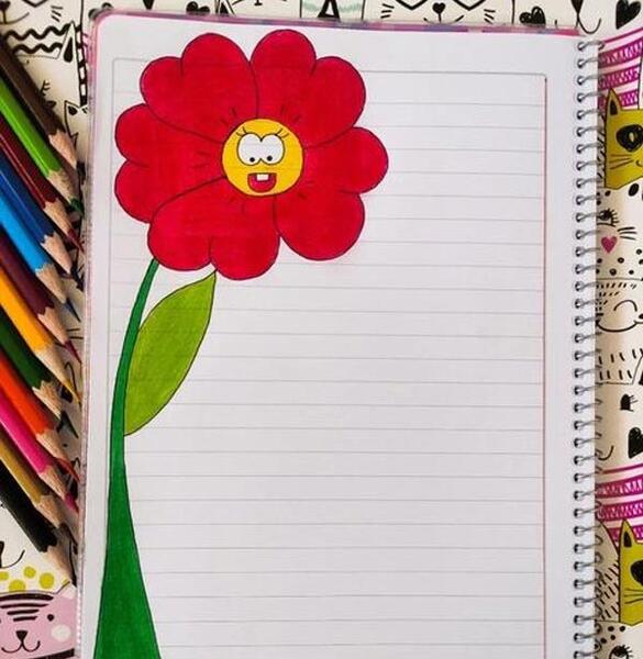 عکس تزیین دفتر برای املا