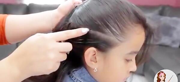 عکس مدل مو دم اسبی بچه گانه