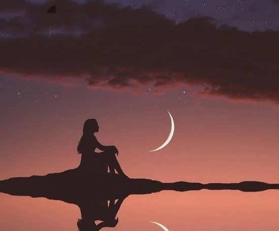 عکس پروفایل دست دختر در آسمان