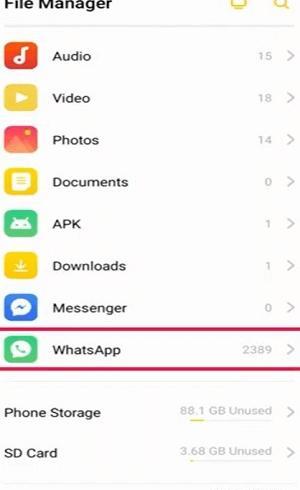 محل ذخیره عکس پروفایل واتساپ