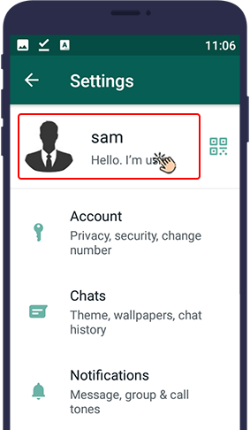 محل ذخیره عکس پروفایل واتساپ