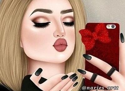 عکس دختر آرایش کرده خوشگل