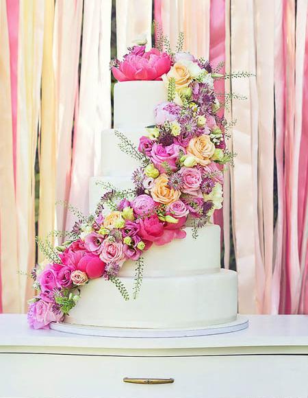 عکس کیک عروس دامادی