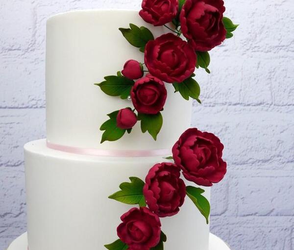 عکس کیک عروسی ساده