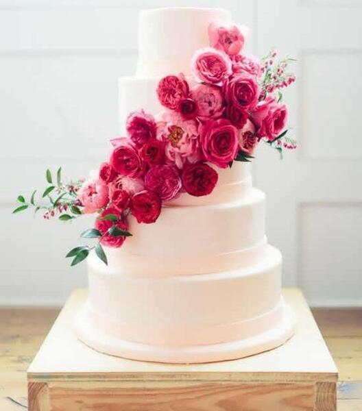 عکس کیک عروسی ساده