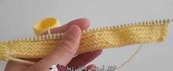عکس پاپوش بافتنی نوزاد