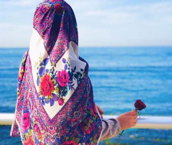 عکس پروفایل دخترونه غمگین با حجاب