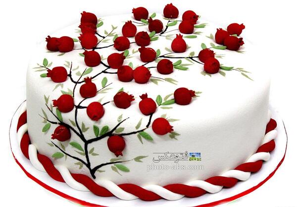 عکس کیک عروسی یک طبقه