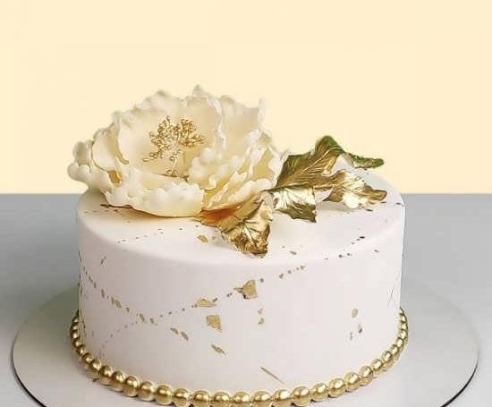 عکس کیک عروسی یک طبقه