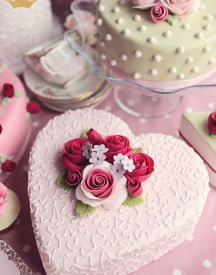 عکس کیک عروسی یک طبقه