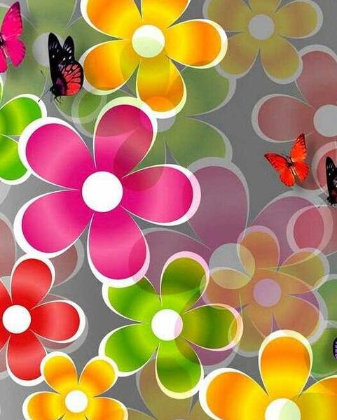 عکس گل برای تصویر زمینه شاد