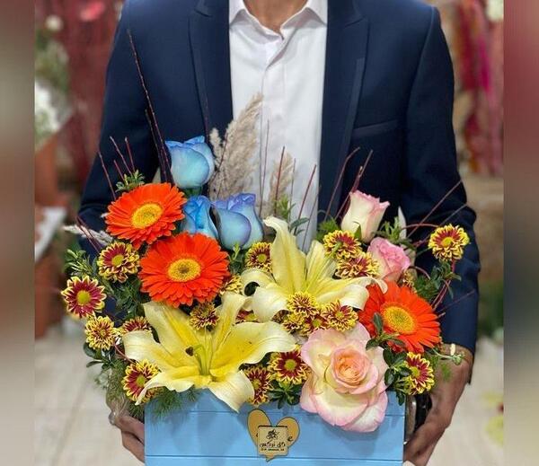 عکس دسته گل خواستگاری با شیرینی