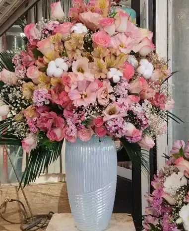 عکس دسته گل خواستگاری با شیرینی