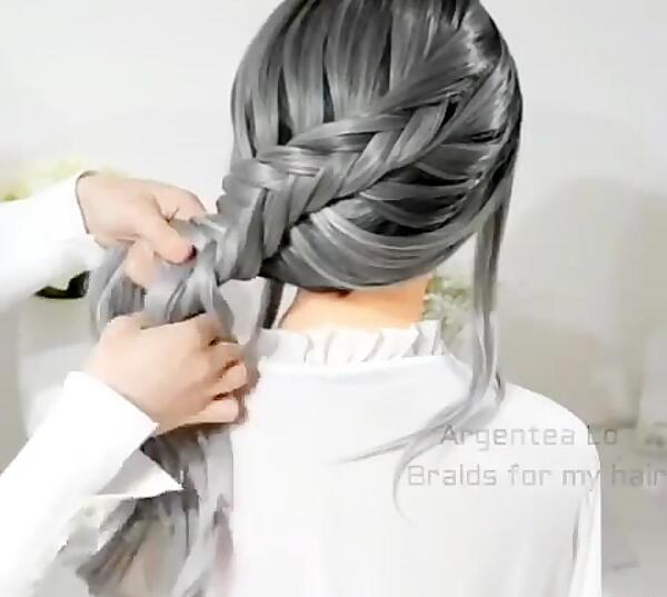 عکس مدل مو شینیون بچه گانه