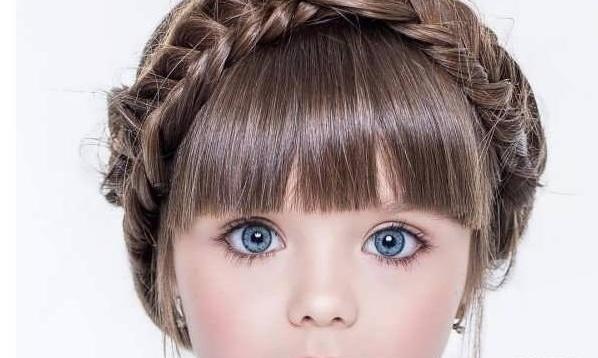 عکس مدل مو شینیون بچه گانه
