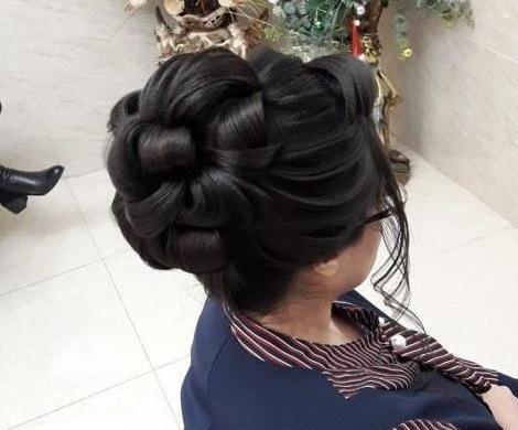 عکس مدل مو شینیون بچه گانه