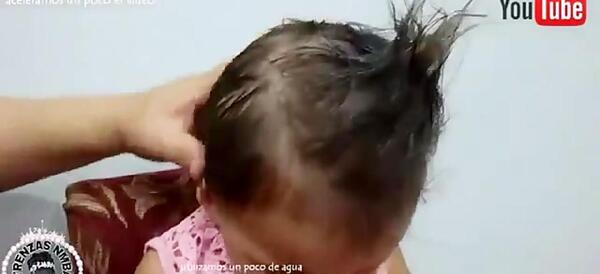 عکس مدل مو شینیون بچه گانه