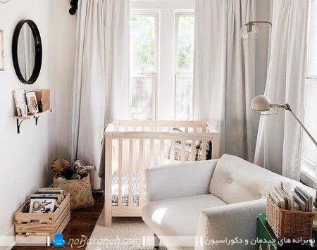 عکس چیدمان اتاق کوچک نوزاد
