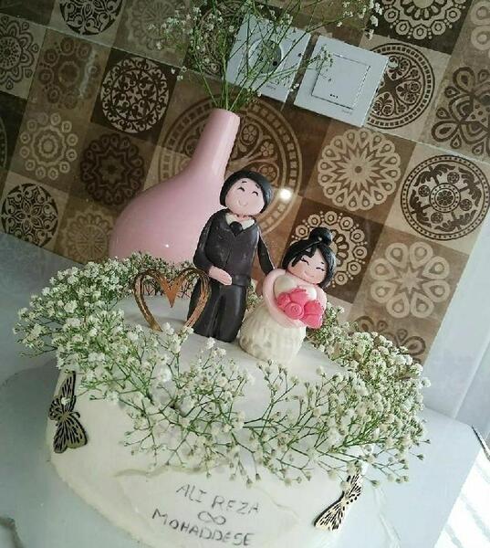 عکس کیک برای یخچال عروس