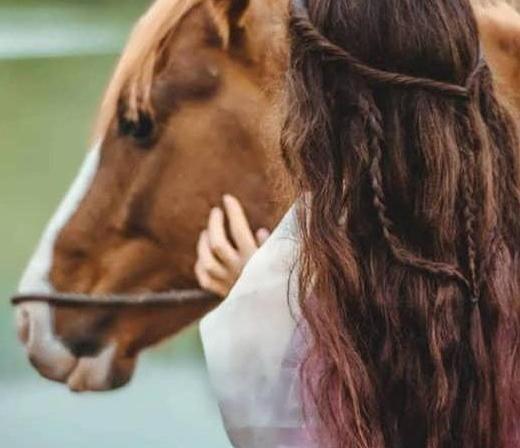 ایده ژست عکس با اسب