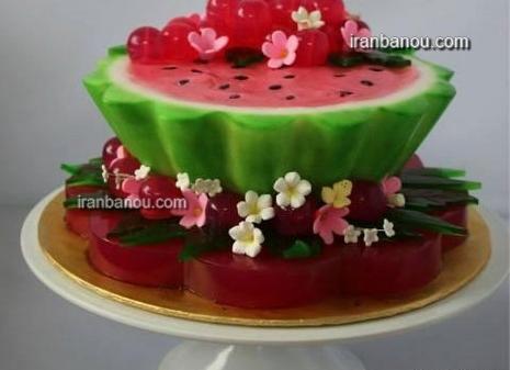 عکس کیک شب یلدا برای عروس