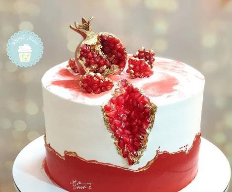 عکس کیک شب یلدا برای عروس