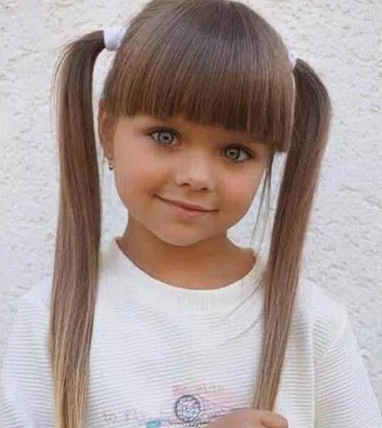 عکس مدل مو بچه گانه دخترانه ساده