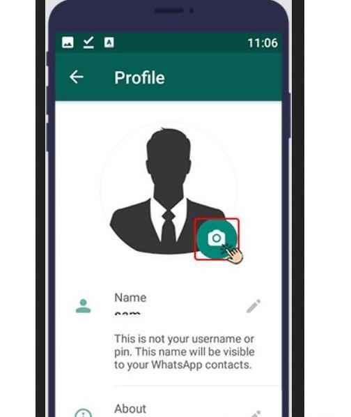 تغییر عکس پروفایل واتساپ دیگران
