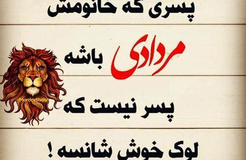 عکس پروفایل جدید شیر