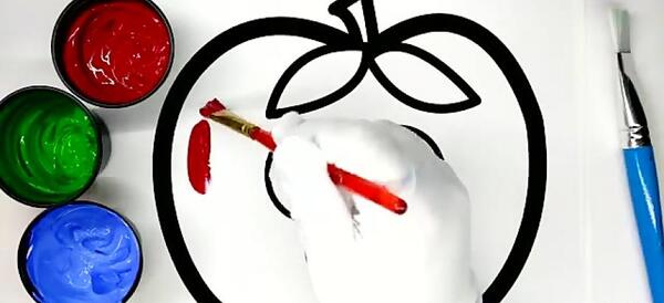 عکس دفتر مشق تزیین شده