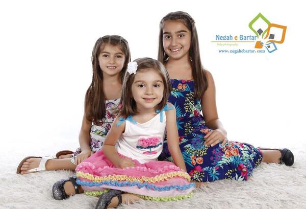 ژست عکس کودک آتلیه