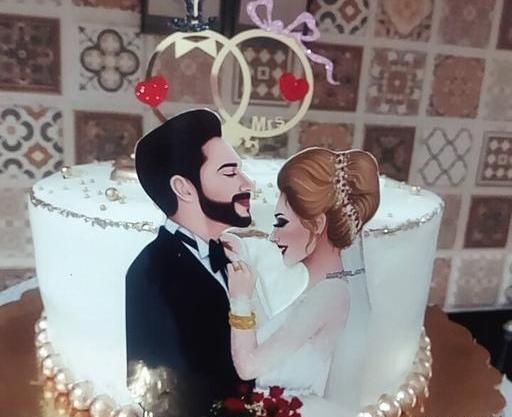 عکس کیک عروس