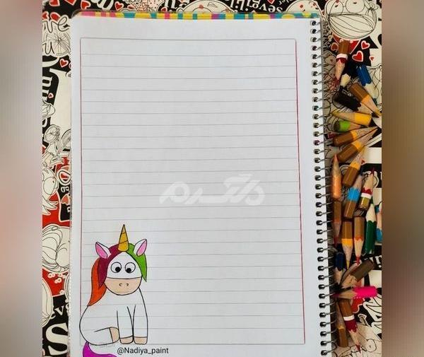 دانلود عکس تزیین دفتر املا