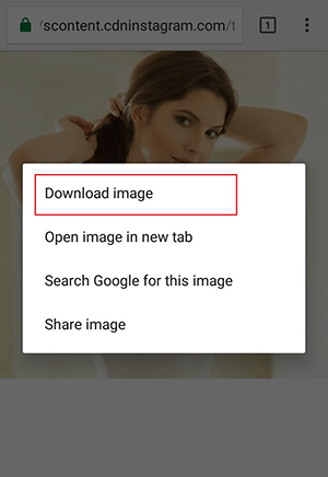 ذخیره عکس پروفایل اینستاگرام