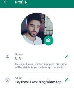 تغییر عکس پروفایل واتساپ در ایفون