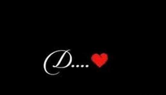 عکس پروفایل عاشقانه حرف d