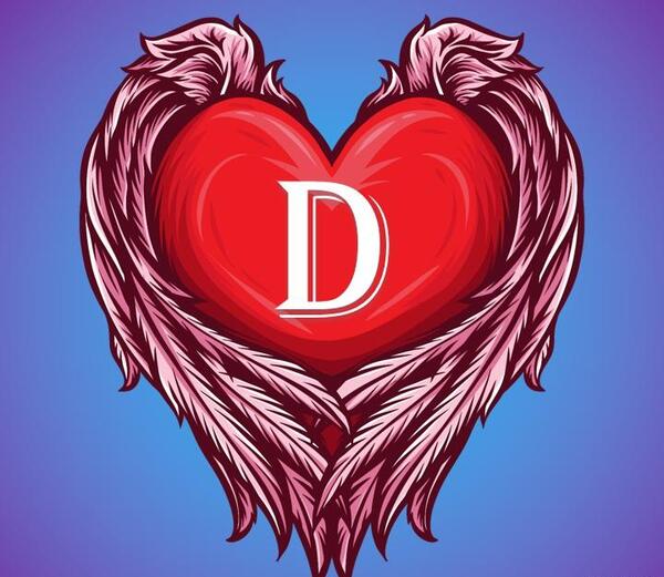 عکس پروفایل عاشقانه حرف d