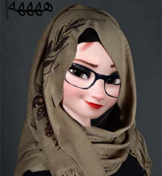 عکس السا با حجاب